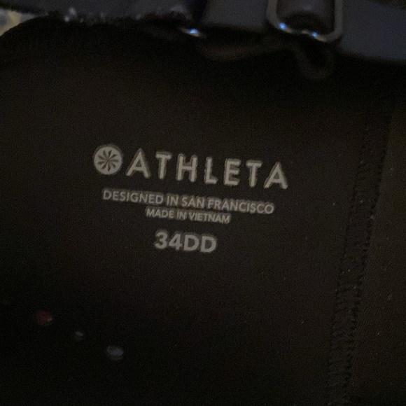 Athleta-34 DD- black shorts bra - Picture 8 of 8